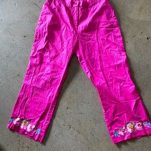 Mirette pink capris